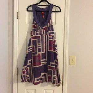 BCBG Purple Geo Dress